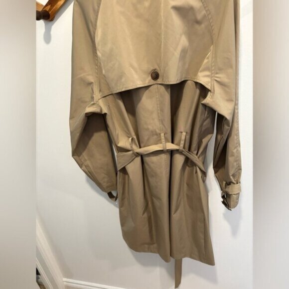 NWT- REBECCA MINKOFF BELTED TRENCH COAT - Size L - Picture 6 of 11